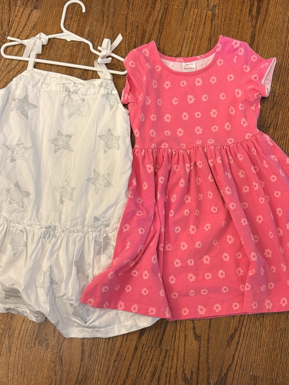 Hanna Andersson Pink Floral Short-Sleeve Dress